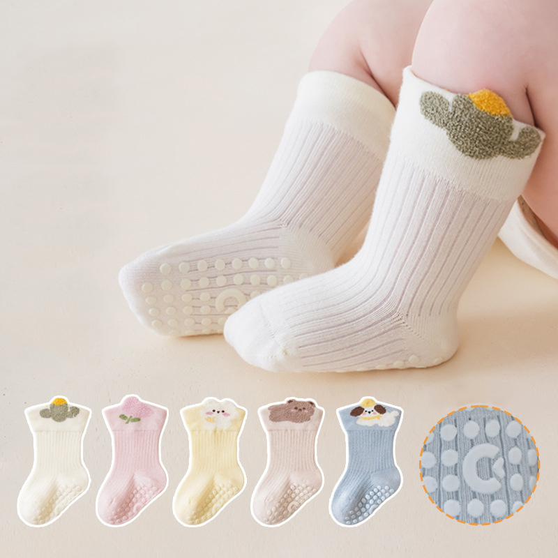 Unisex Baby Socks Non Slip - Calcetines Antideslizantes para Bebés, Calcetines Suaves
