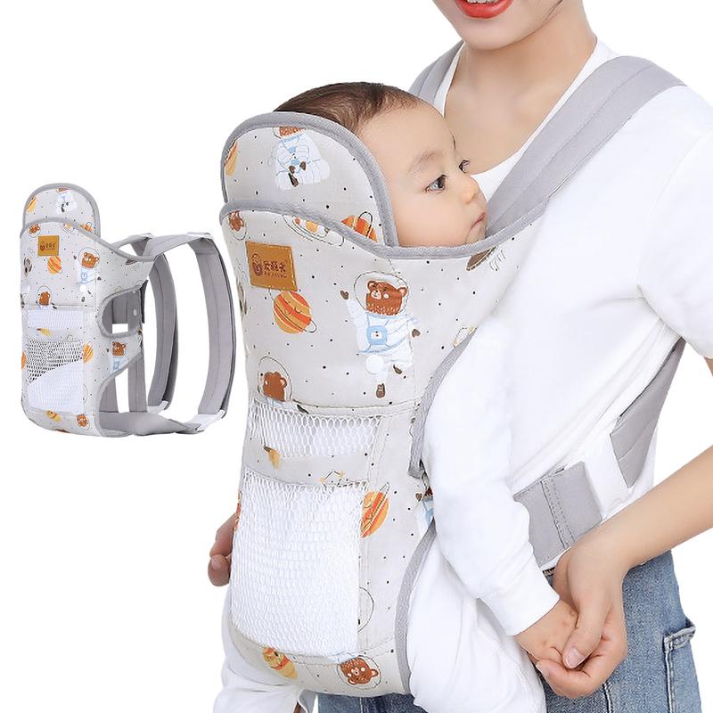 Ergonomic Baby Carrier Newborn To Toddler - Bolsa portabebés portátil, mochila ergonómica para
