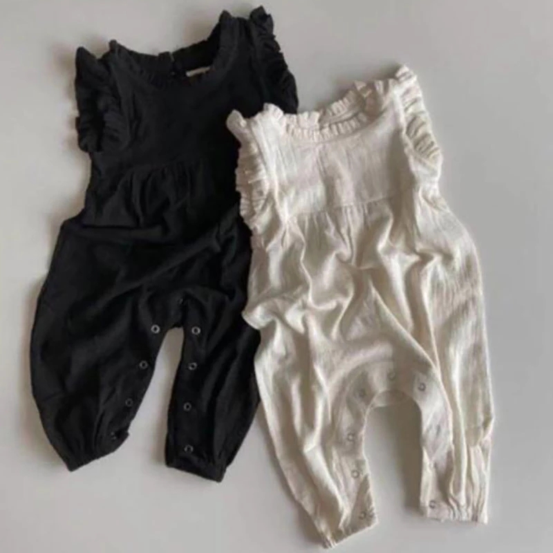 Baby Summer Linen Sleeveless Jumpsuit - Nuevos mamelucos de verano 2026 para