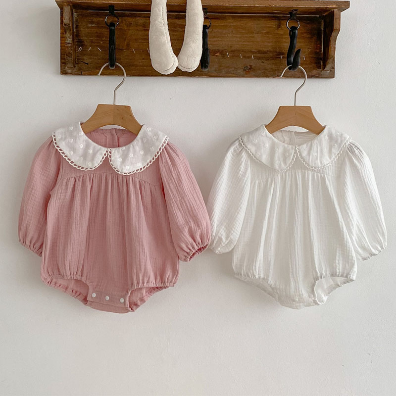 Newborn Baby Girl Romper Floral - Pelele de una pieza para niñas