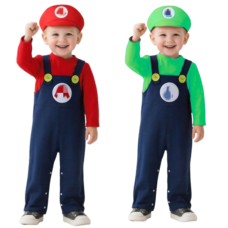 Baby Clothes - Disfraz de fontanero para bebé, traje