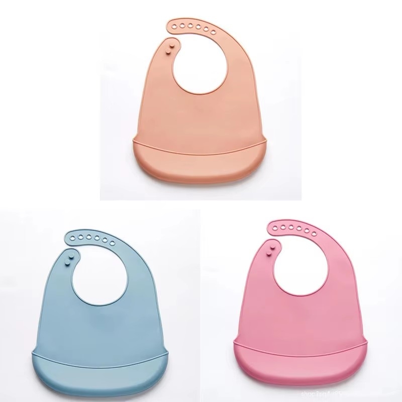 1/3 unidades Babero para bebé  - Waterproof Baby Bibs Silicone reseña y precio