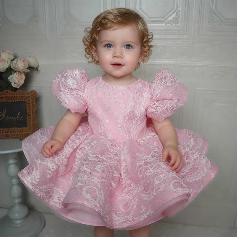Elegante Vestido de Encaje con - Toddler Girl Tulle Party Dress reseña y precio