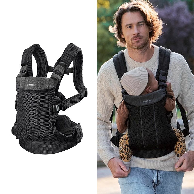 Portabebés BabyBjorn en malla  - Ergonomic Baby Carrier Newborn To Toddler reseña y precio