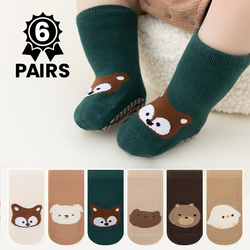 6 pares de calcetines antidesl - Unisex Baby Socks Non Slip reseña y precio