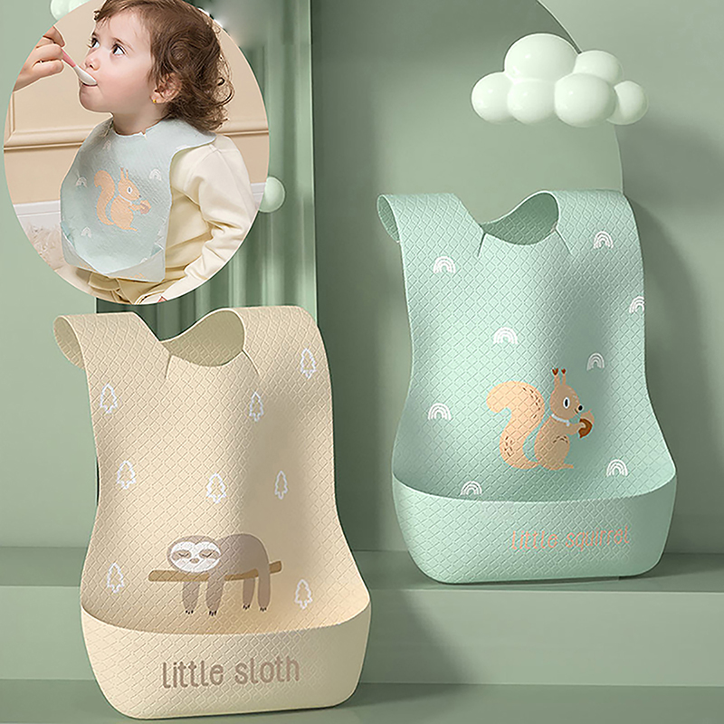 Babero de alimentación ajustab - Waterproof Baby Bibs Silicone reseña y precio