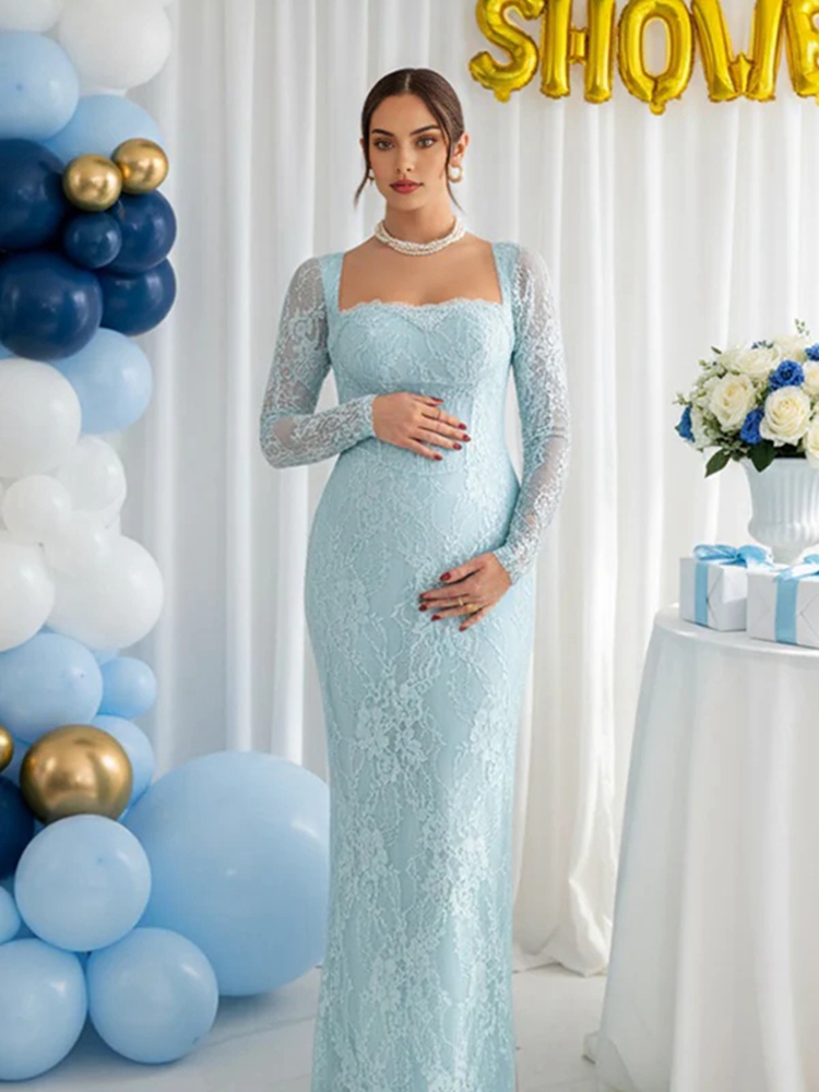 Vestido de encaje para sesión  - Maternity Wear reseña y precio