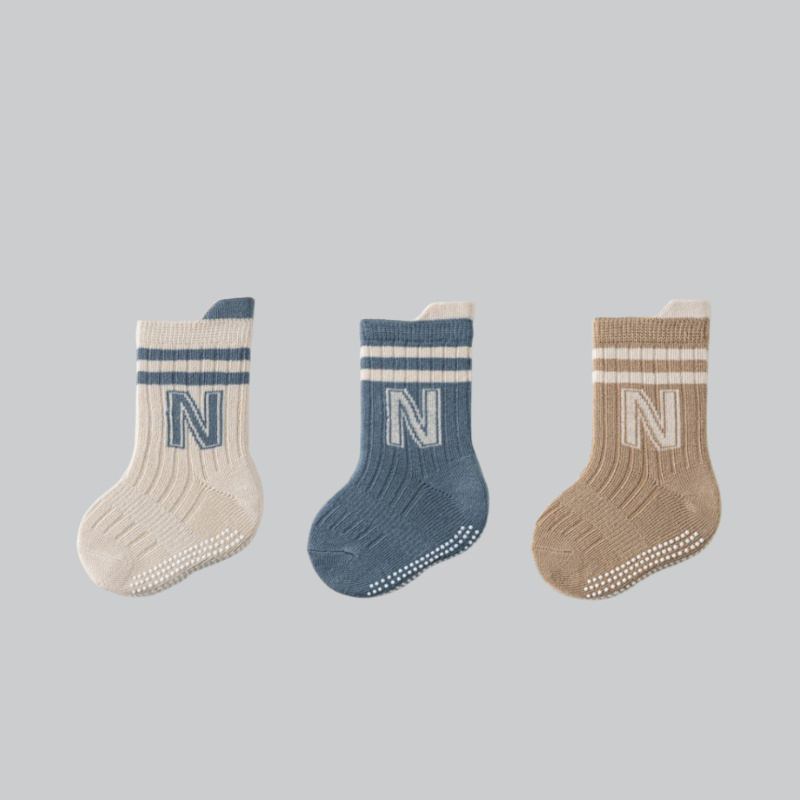 3 par/lote calcetines de algod - Unisex Baby Socks Non Slip reseña y precio
