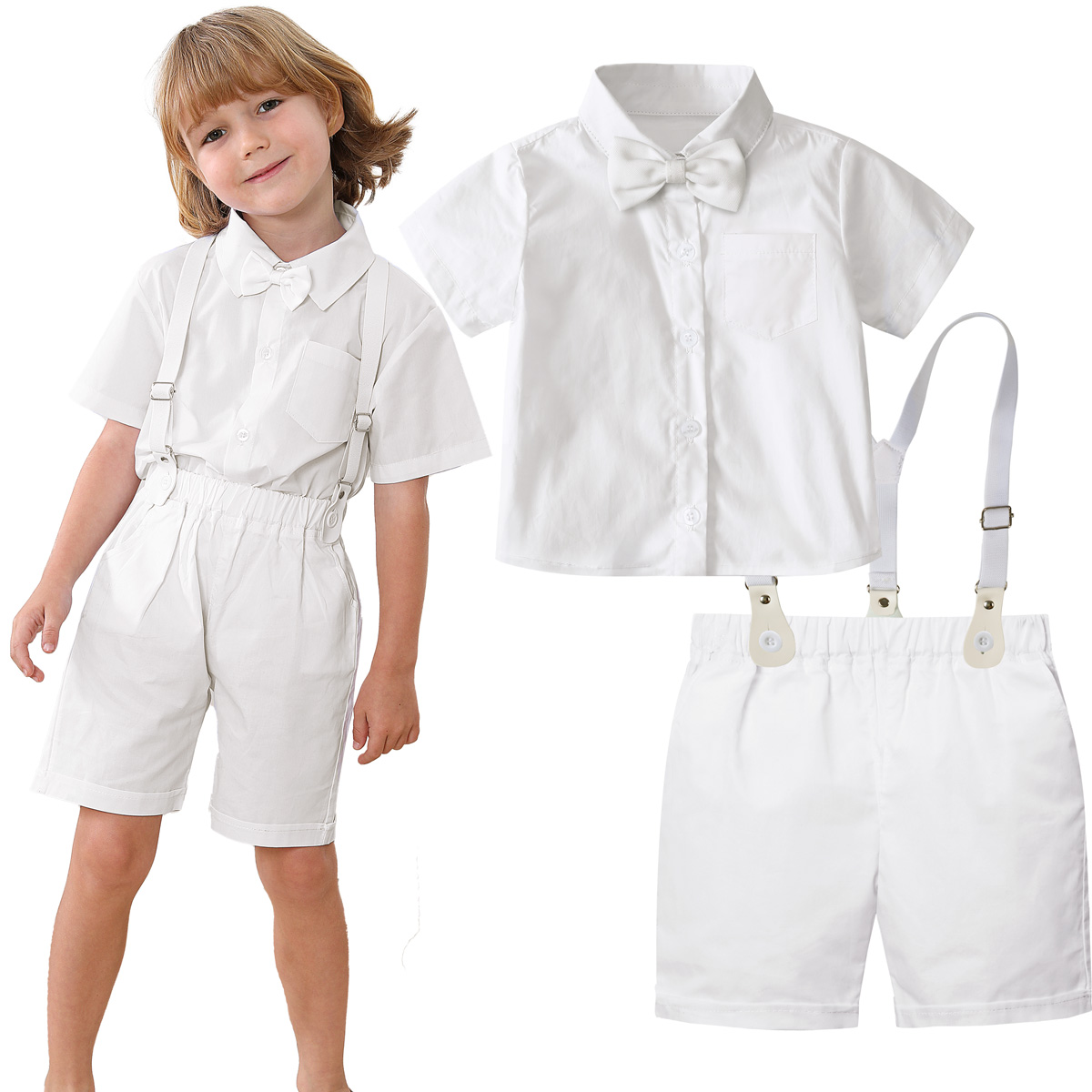 Traje de bautismo para niños,  - Baby Boy Suit Set Baptism reseña y precio