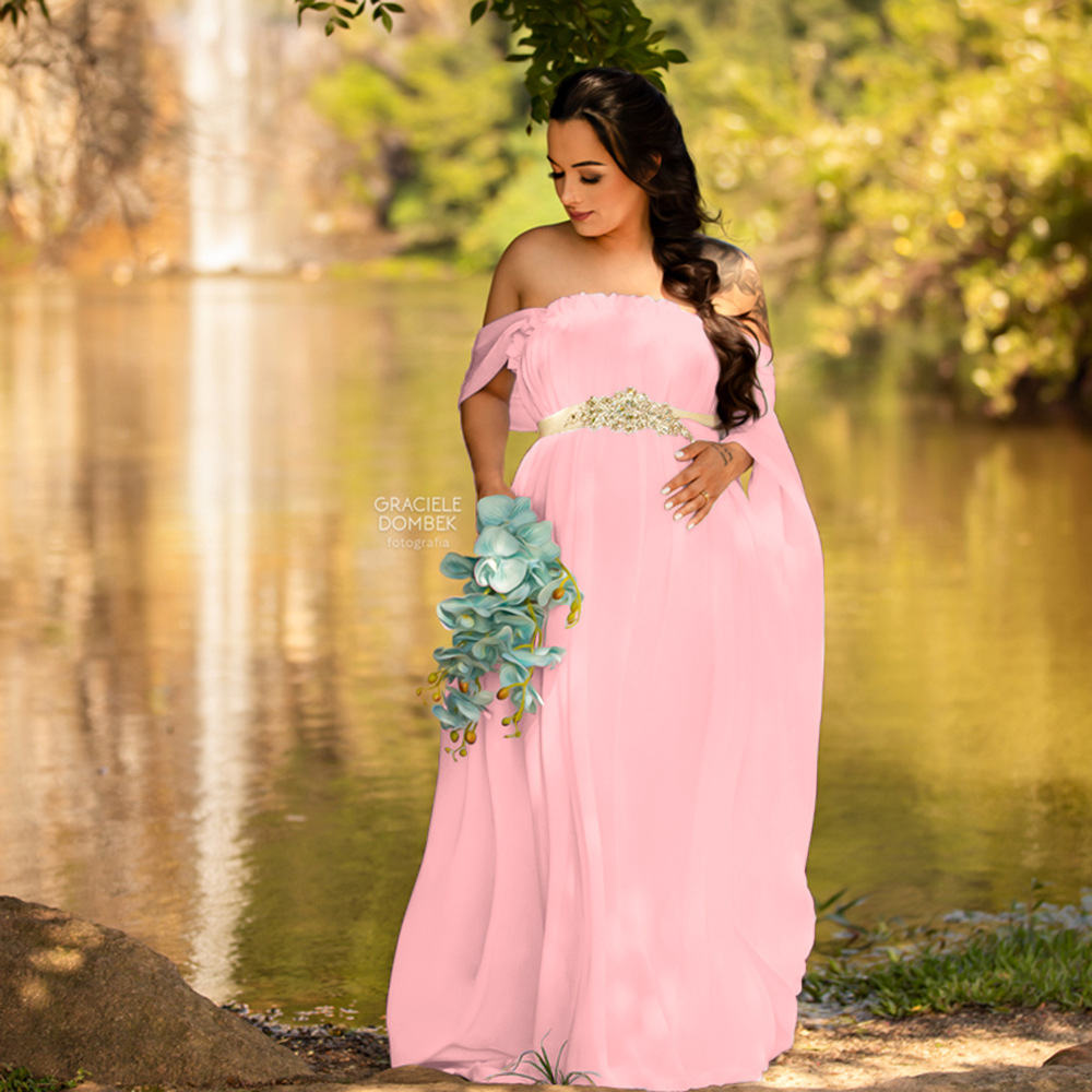Vestido Maxi de Encaje para Mu - Maternity Wear reseña y precio