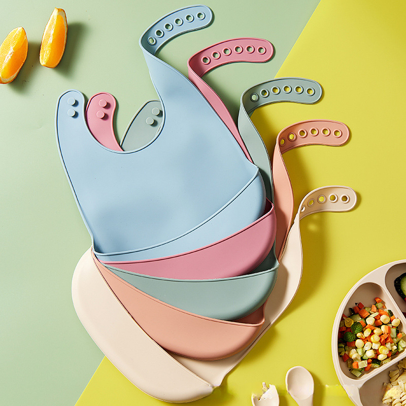 Baberos de silicona para bebés - Waterproof Baby Bibs Silicone reseña y precio